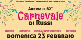 Arriva il 62° Carnevale di Russi