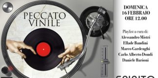 “Peccato vinile” domenica 16 febbraio allo Spirito, oasi di Ferrara