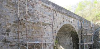 Provincia di Modena: Lama Mocogno, ripresi i lavori sul ponte Mulino del grillo lungo la provinciale 28