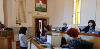 Imbustamento delle 118mila mascherine gratuite per la cittadinanza