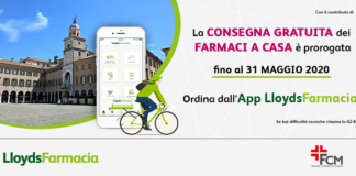 A Modena nel mese di maggio consegna a domicilio gratuita di farmaci e parafarmaci