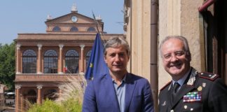 Il sindaco Gnassi incontra il nuovo Comandante della Legione Carabinieri Emilia Romagna, Generale Davide Angrisani