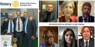 Sei nuovi soci al Rotary Club Cesena guidato da Alessio Avenanti