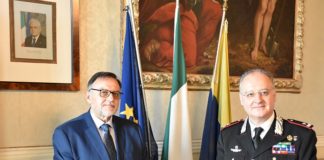Provincia di Modena: incontro tra il presidente Tomei e il generale Angrisani