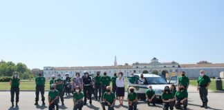 Vigilanza delle guardie ambientali nel parco Novi Sad