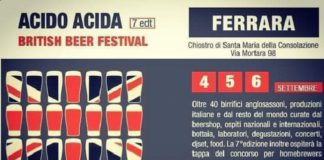 Con “Acido Acida 2020” il festival internazionale della birra riparte da Ferrara