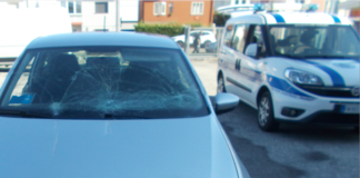 Danneggia le sbarre del passaggio a livello e fugge: bloccato dalla Polizia Locale