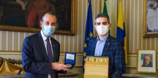 Il saluto del Questore, Gaetano Bonaccorso, in Municipio