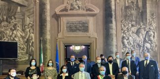 Ricevuta in Municipio una delegazione del Sacro Ordine Militare Costantiniano di San Giorgio