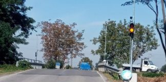Ponte sull’Ongina: senso unico alternato con semaforo e limitazioni