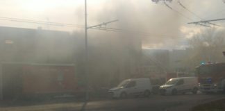 Incendio in un capannone in strada S. Anna a Modena. L’intervento dell’Agenzia