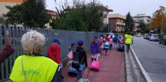 Il Piedibus non ha paura e riparte con 200 bimbi in 9 plessi