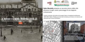 ““Il rosso e il nero”, trekking urbano online su Modena 1920-21