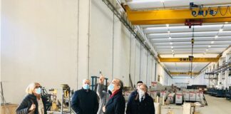 Sindaco Zattini e Assessore Casara in visita alla Querzoli