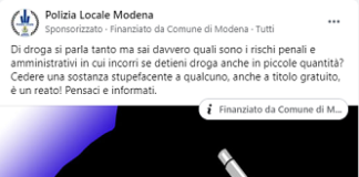 Al via sui social una campagna contro l’uso di droghe