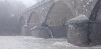 Provincia di Modena: cede pila del ponte Samone sulla SP26