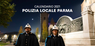 Calendario benefico Polizia Locale di Parma 2021