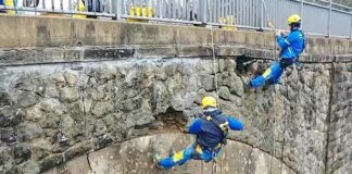 Manutenzione al Ponte di Merlotto di Borgotaro