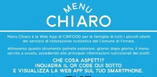 “Menu Chiaro”, l’applicazione web per i genitori
