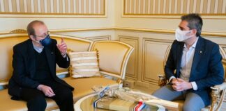 Il vescovo Monsignor Enrico Solmi in Municipio per gli auguri pasquali