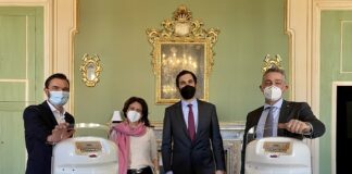 Due atomizzatori donati al Municipio da Baraghini compressori (FOTO)