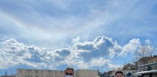 Cattolica: Ferretti Yachts, la visita al cantiere di Gennari e della Olivieri