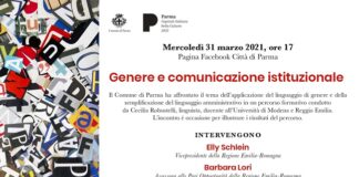 Il 31 marzo l’incontro “Genere e comunicazione istituzionale”