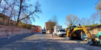 In corso Ercole I d’Este nuova veste per un tratto di marciapiede dissestato