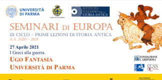 Il 27 aprile, con “I Greci alla guerra” partono le “Prime lezioni di storia antica”