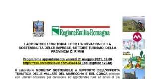 Provincia di Rimini: oggi appuntamento con i Laboratori territoriali per l’innovazione e la sostenibilità delle imprese