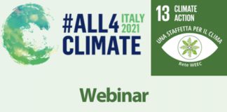 Il 26 maggio “Agire per il clima: l’Agenda 2030 a scuola”