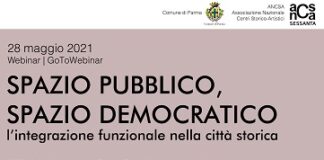 Venerdì 28 maggio il webinar “Spazio pubblico, spazio democratico”