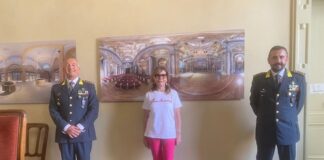 In Comune, il saluto del Sindaco Patrizia Barbieri al Colonnello Daniele Sanapo e il buon lavoro al nuovo comandante Colonnello Corrado Loero