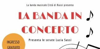 Giovedì 22 luglio si recupera l’ultimo concerto della Banda Città di Russi