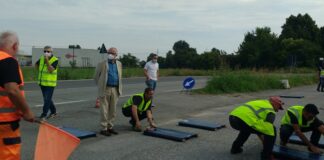 Colorno: controlli sui pesi dei mezzi pesanti in transito sul Ponte del Po