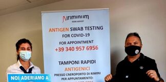 Riviera Sicura e Aeroporto di Rimini: accordo per test rapidi in aeroporto
