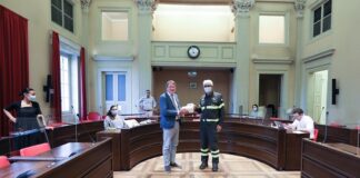 Vigili del Fuoco, il sindaco saluta il comandante Lomoro