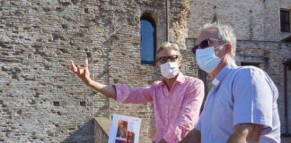 Il Sindaco Gnassi riceve monsignor Dario Viganò in visita a Castel Sismondo