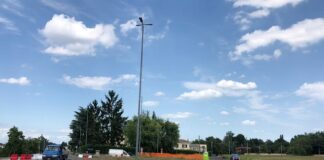 Aperta ieri mattina la nuova rotatoria di Cà del Ponte