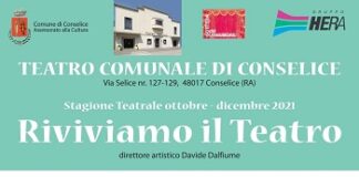 Seconda parte della stagione teatrale 2021 al Teatro Comunale di Conselice
