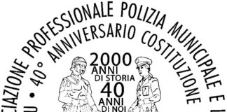 A Riccione disponibile l’annullo per il 40° anniversario Costituzione Anvu