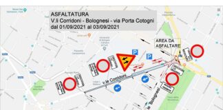 Lavori di asfaltatura all’intersezione tra viale Corridoni e viale Bolognesi
