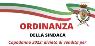 Capodanno: divieto di vendita per asporto bevande in vetro e divieto utilizzo petardi/botti di qualsiasi tipologia
