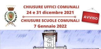 Cattolica, uffici comunali chiusi nei giorni 24 e 31 dicembre 2021