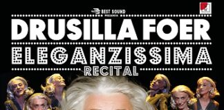 Drusilla Foer in “Eleganzissima” il 10 marzo 2022 all’Auditorium Paganini di Parma