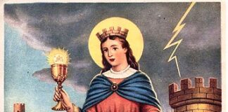 Santa Barbara, Patrona della Marina Militare, dei Vigili del Fuoco e dell’Artiglieria e Genio dell’Esercito