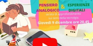 Centro per le famiglie: giovedì 9 dicembre l’incontro on line dedicato al rapporto tra bambini e tecnologia