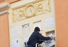 Tanti riminesi questa mattina, al Cimitero di Rimini, per la tumulazione di Franco Leoni Lautizi