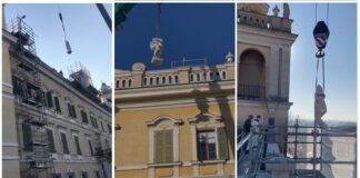Reggia di Colorno: le statue sono tornate sulla facciata dopo il restauro