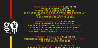 Gallery16 Bologna: eventi della settimana